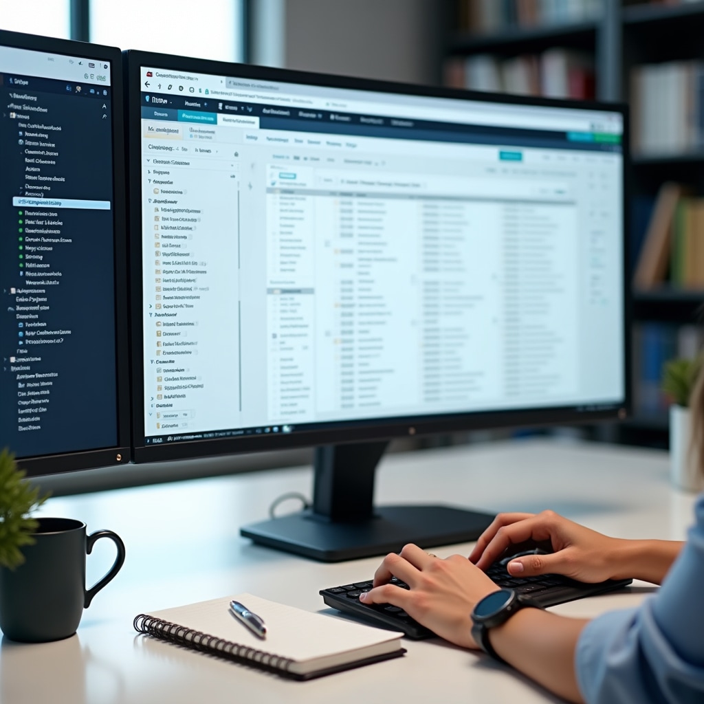 Modern digital cataloguing interface showing metadata organization and search functionality